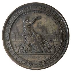 Medal - International Exhibition, Sydney, Silver Prize, New South Wales, Australia, 1879