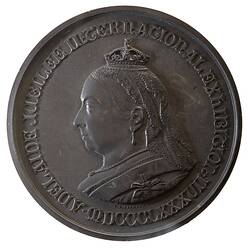Medal - Adelaide Jubilee International Exhibition, Services, 1887 AD