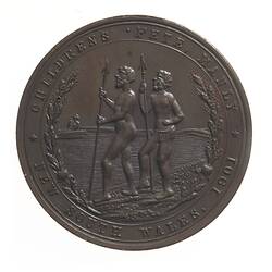 Medal - Federation of Australian Commonwealth Celebration, Manly Children's Fete, Australia, 1901