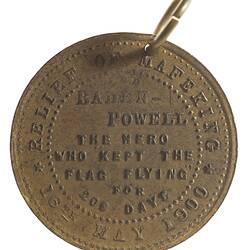 Medal - Transvaal War Relief of Mafeking, 1900 AD