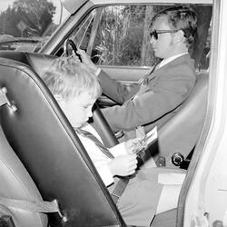 Negative - Child's Rear-facing Safety Seat for Motor Cars, 1970