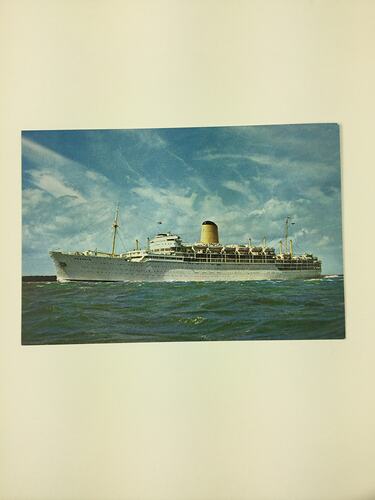 HT 54790, Postcard - SS Arcadia, 1967 (MIGRATION), Document, Registered