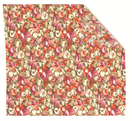 Fabric Remnant - Floral Cotton