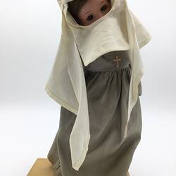 Doll - Sister of Charity, Fairfield Infectious Diseases Hospital, 1940s