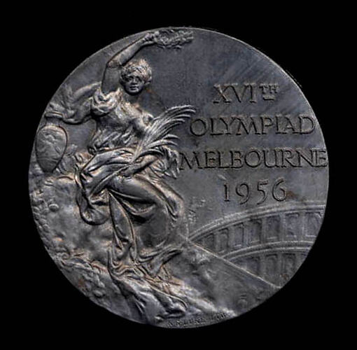 Australia, Trial of Olympic Prize medal Obverse die, Obverse