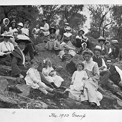 Photograph - 'The 1903 Group', by A.J. Campbell, Lysterfield, Victoria, 1903