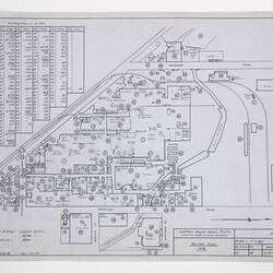 Site Plan - HV McKay Massey Harris, Factory Plan, 1956