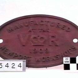 Locomotive Builders Plate