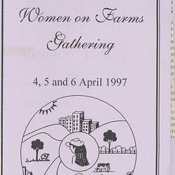 Leaflet - Women on Farms Gathering, Bendigo, 1997