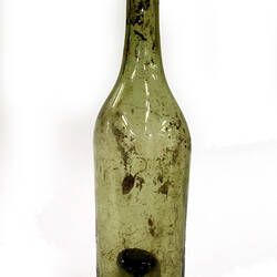 Bottle - Green Glass, circa 1880