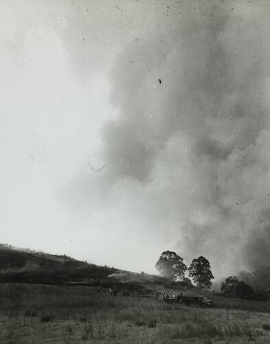 Photograph - Bushfire, Victoria, circa 1930s
