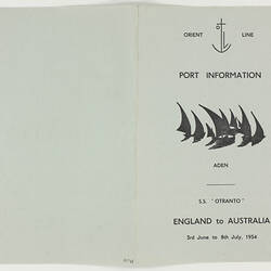 Booklet - Port Information, Aden