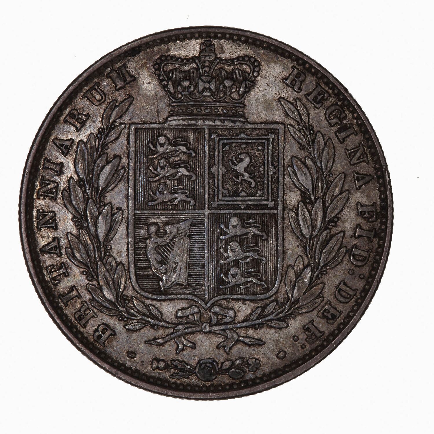Coin Halfcrown, Queen Victoria, Great Britain, 1845