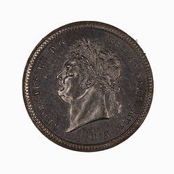 Coin - Twopence, George IV, Great Britain, 1829 (Obverse)