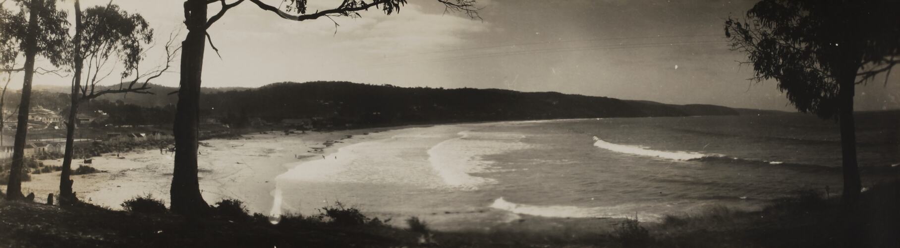 Photograph - Coastal Landscape, Lorne, Victoria, circa 1920s