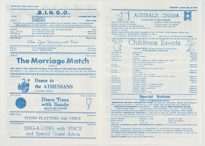 Newsletter - Seascape, 25/03/1977