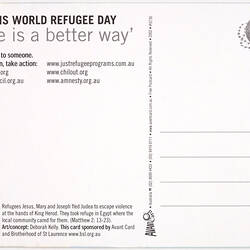 Postcard - Refuge Deny Access Deter by Force