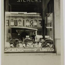 Photograph - Hecla Electrics Pty Ltd, Shopfront Heater Window Display, Siemens Shop, circa 1940
