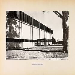 Photograph - Western Annexe, Exhibition Building, Melbourne, 1963
