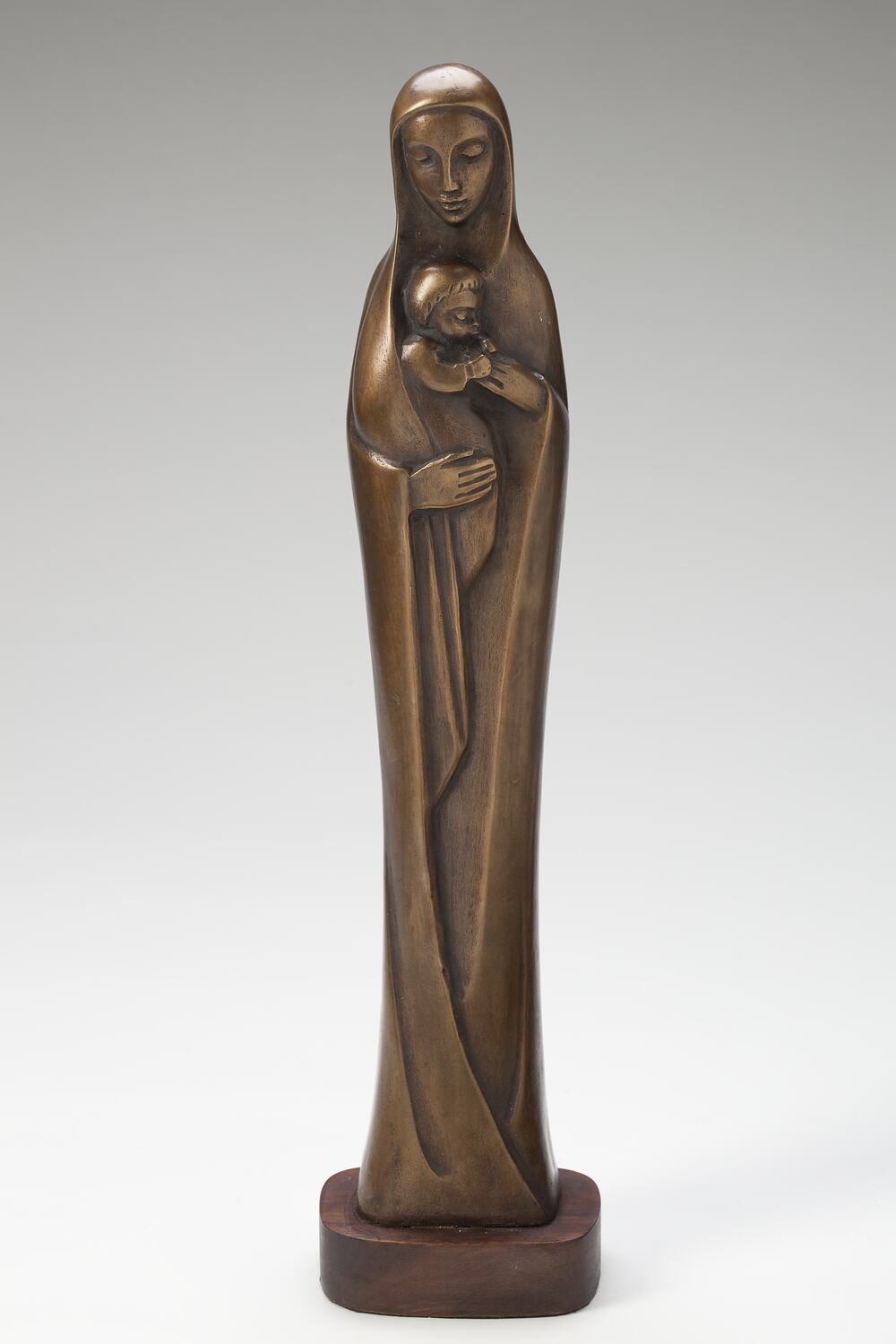 Sculpture - Madonna & Child, Leopoldine Mimovich, Bronze, circa 1995