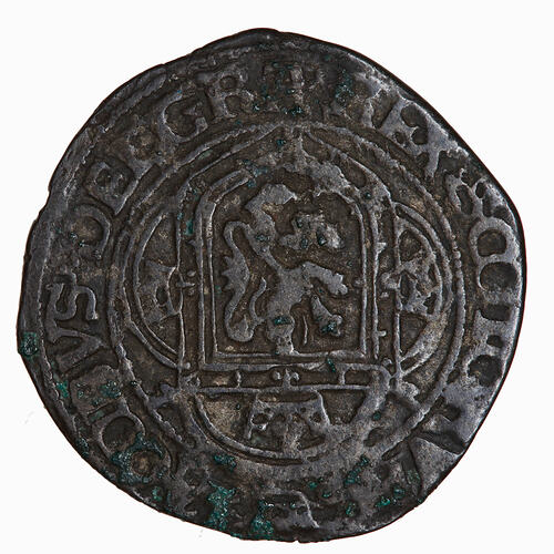 Coin - Plack, James IV, Scotland, 1488-1513 (Obverse)