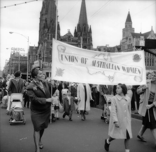 Women Marching in May Day March