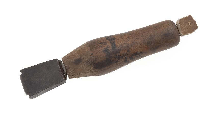 Edge Iron - Leatherworking Tool, Double-Double Iron, 1930s-1970s