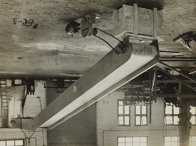 Photograph - Schumacher Mill Furnishing Works, Conveyor, Port Melbourne, Victoria, circa 1940s