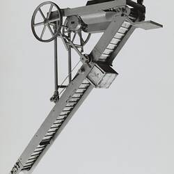 Photograph - Schumacher Mill Furnishing Works, Wooden Crate on Conveyor, Port Melbourne, Victoria, circa 1940s