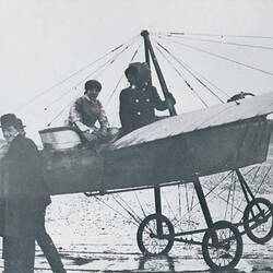 Photograph - Harry Ferguson, Ferguson Monoplane, 1909-1911