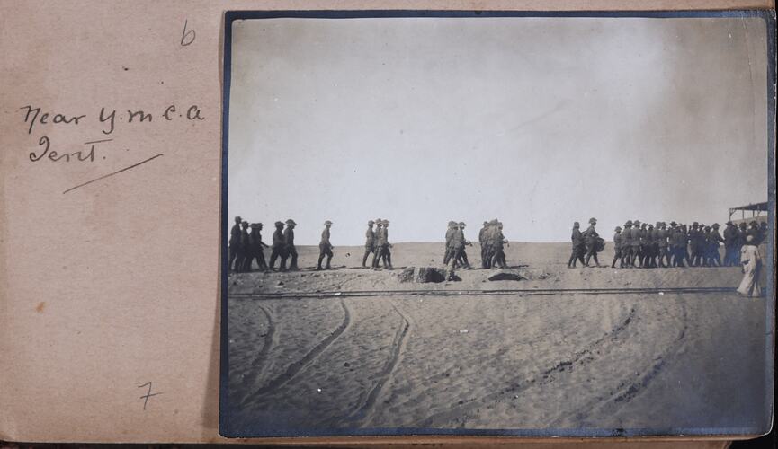 "Near Y.M.C.A. Tent', Egypt, Captain Edward Albert McKenna, World War I, 1914-1915
