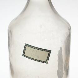 Bottle - '1991 Vino', Glass, Clear, 1991