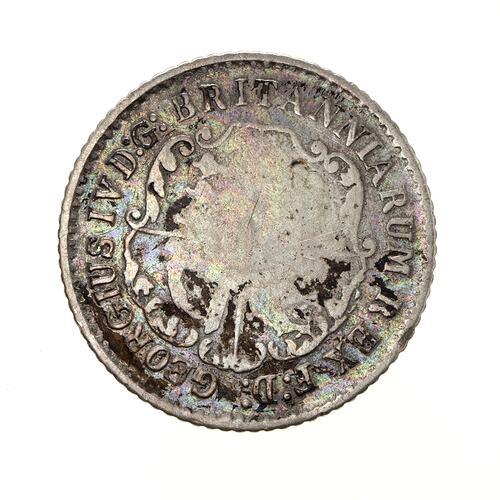 Coin - 1/16 Dollar, British West Indies, 1822