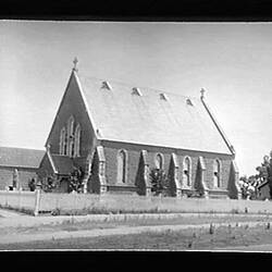 Glass Negative - All Saints Anglican Church, Northcote, Victoria, Dec 1892