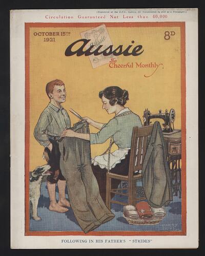 Magazine - 'Aussie', No. 32, 15 Oct 1921