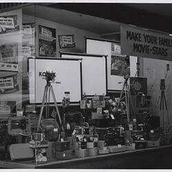 Photograph - Kodak, Shop Front Display, 'Make Your Family Movie Stars', Hobart,Tasmania, Sep 1960