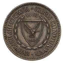 Coin - 100 Mils, Cyprus, 1963