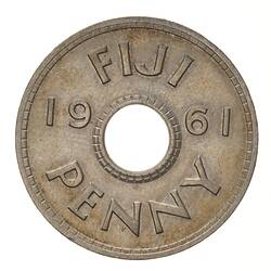 Coin - 1 Penny, Fiji, 1961