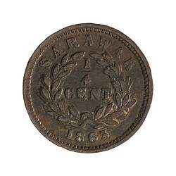 Coin - 1/4 Cent, Sarawak, 1863