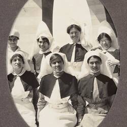 World War I, Group Portrait of Nurses, Egypt, 1915-1917