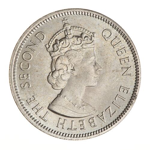 Coin - 20 Cents, Malaya & British Borneo, 1961