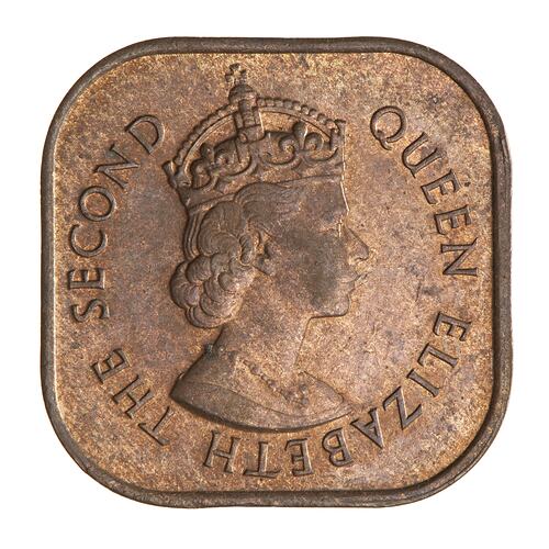 Coin - 1 Cent, Malaya & British Borneo, 1957