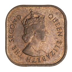 Coin - 1 Cent, Malaya & British Borneo, 1957