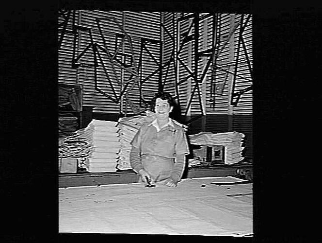 Negative - Ivy Rewell, Sunshine, Victoria, Jul 1954