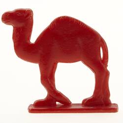 Toy Camel - Red Plastic