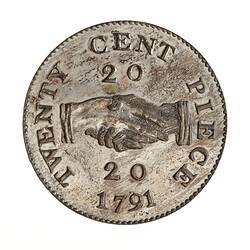 Coin - 20 Cents, Sierra Leone, 1791