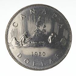 Coin - 1 Dollar, Canada, 1980
