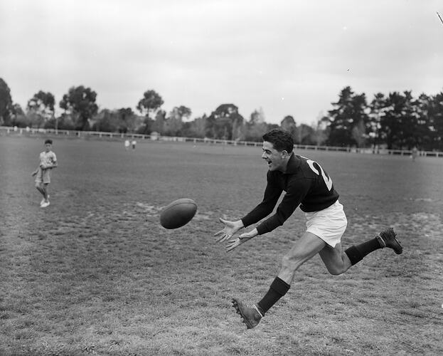 Footballer, Melbourne, Victoria, 1958