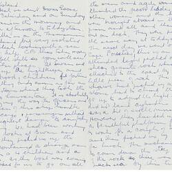 Letter - From Hope Macpherson to Parents During Expedition to Wilsons Promontory and Islands off Tasmania, 22 Jun 1954