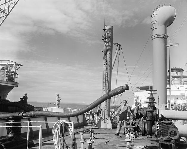 Shell Co, Tanker Ship, Victoria, 1958